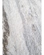 LIM V42 - puerta principal de aluminio revestida con textura de piedra rocosa blanca