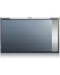 WIS E1D1 - puerta de garaje seccional con elemento decorativo plateado
