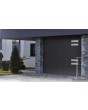WIS E1D2 - puerta de garaje seccional con elemento decorativo plateado