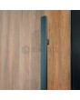 LIM WOODLINE 1 - puerta de entrada de aluminio con laminado de alta presión en nogal