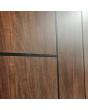PIVOT WOODLINE 1 - puerta pivotante de aluminio con laminado de alta presión nogal