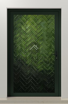 PIVOT FS1 - puerta pivotante de aluminio de alta calidad con vidrio fusible