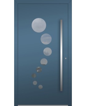 LIM 12E - puerta de aluminio para entrada