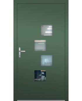 LIM 14E - puerta de aluminio moderna