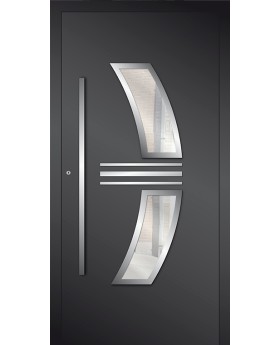 LIM AP15 - puerta de entrada de vidrio aluminio