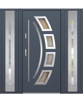 Fargo 21 T - puerta blindada con dos sidelites