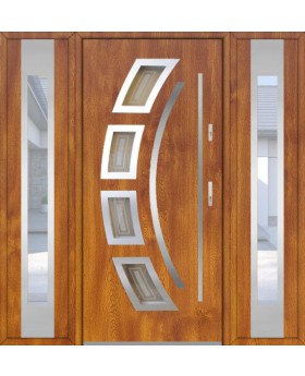 Fargo 21 T - puerta blindada con dos sidelites