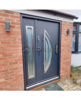 Fargo 22 DB - puerta entrada metalica con sidelite