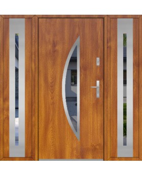 Fargo 22 T - puerta entrada exterior con dos sidelites