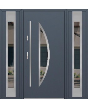 Fargo 22 T - puerta entrada exterior con dos sidelites