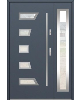 Fargo 23A DB - puerta entrada exterior con sidelite
