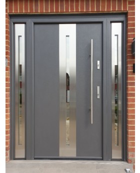 Fargo 26A T - puerta blindada con dos sidelites