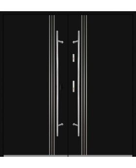 Fargo 32A double - puerta francesa exterior de acero doble