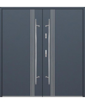 Fargo 32A double - puerta francesa exterior de acero doble