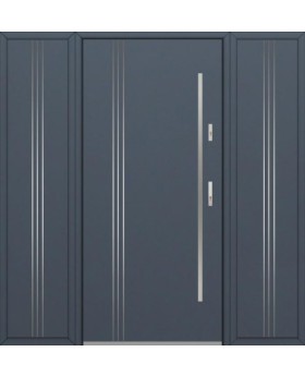 Fargo 32B T - puerta blindada con dos sidelites
