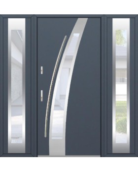 Fargo 36 T - puerta entrada exterior con dos sidelites