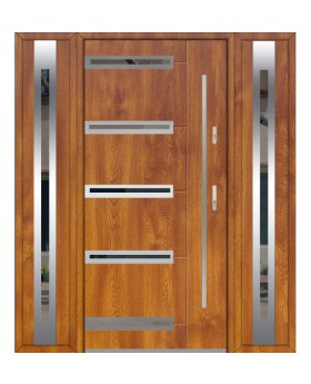 Fargo 39A T - puerta principal con dos sidelites