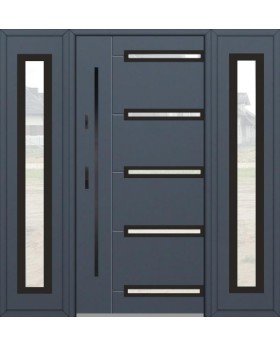 Fargo 39A T - puerta principal con dos sidelites