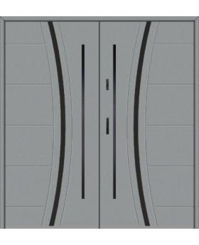 Fargo 40 double - puerta delantera grande de acero inoxidable