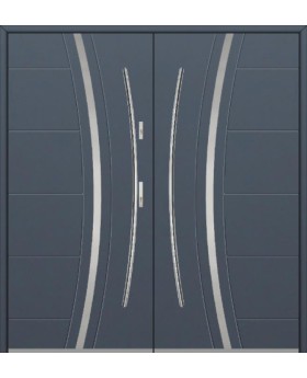Fargo 40 double - puerta delantera grande de acero inoxidable