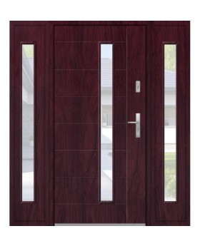 Fargo 42 T - puerta de entrada con dos sidelites