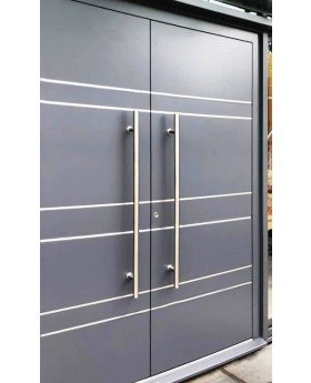LIM AD18 double - moderna puerta doble de aluminio