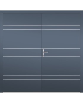 LIM AD18 double - moderna puerta doble de aluminio