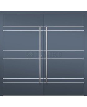 LIM AD18 double - moderna puerta doble de aluminio