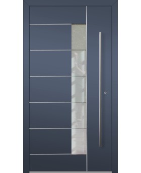 LIM AP02 - puerta de entrada de aluminio contemporánea