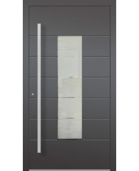 LIM AP06- puerta de entrada de vidrio y aluminio