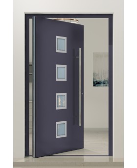 PIVOT AP08 - puerta pivotante grande de aluminio con cristal