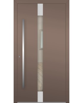 LIM AP11- puerta de entrada de vidrio y aluminio