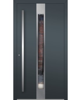 LIM C1 - puerta de entrada de aluminio moderna para el hogar