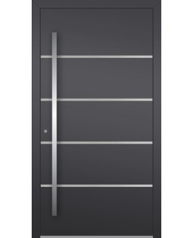 LIM c13 - puerta de entrada de la casa de aluminio