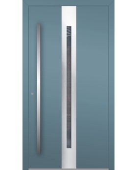 LIM C21 - puerta de entrada de aluminio con cristal