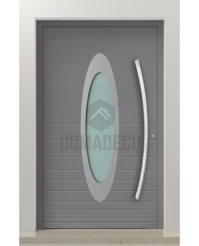 PIVOT C22: puerta de entrada pivotante para interiores silenciosos