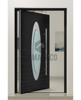 PIVOT C22: puerta de entrada pivotante para interiores silenciosos