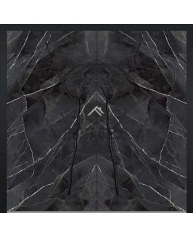 LIM Calacatta doble - puerta doble de aluminio revestida de cuarzo sinterizado Calacatta Negro
