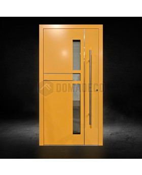 Puerta de entrada moderna de aluminio de alta calidad