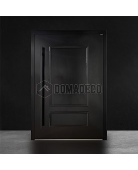 Puerta pivotante de aluminio tradicional de estilo clásico