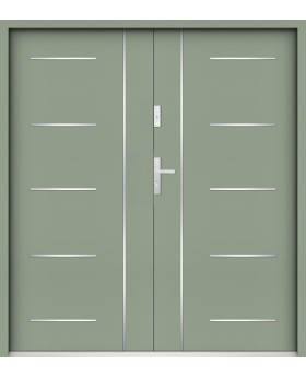 Sta Cortez Double - doble puerta delantera exterior de acero inoxidable
