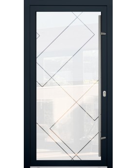 LIM-BATCH Glass S15 - puerta delantera esmerilada de calidad con decoración transparente