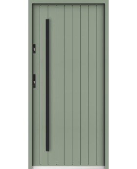 Sta Eon: puerta de entrada de acero de alta seguridad con sistema de cierre multipunto.