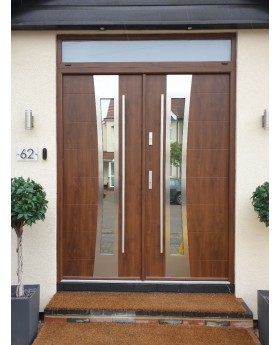 configuración personalizada - Fargo de puerta doble con luz lateral superior