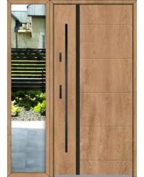 configuración personalizada - Puerta Fargo con luz lateral izquierda (vista desde el exterior)