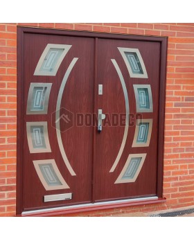 Fargo 21 double - puerta francesa de entrada principal