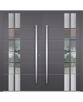 LIM C3 double - entrada principal puerta doble de aluminio