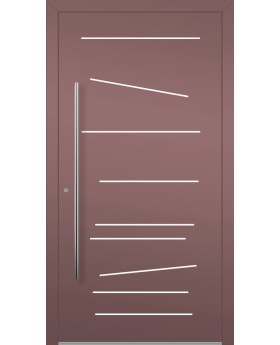 Puerta de entrada de aluminio