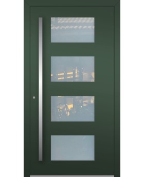 LIM C2 - puerta de entrada de aluminio de vidrio
