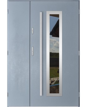 Sta Hevelius Uno - puertas de entrada de hierro